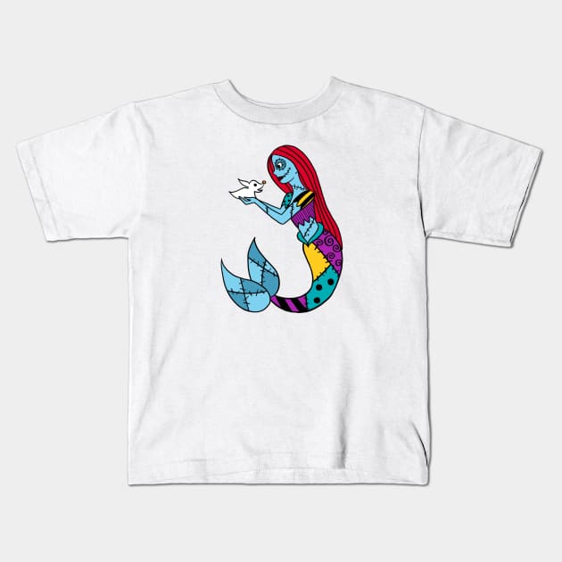 Merbabe & Friends - Rag Doll and Ghost Kids T-Shirt by LoveAndLiberate